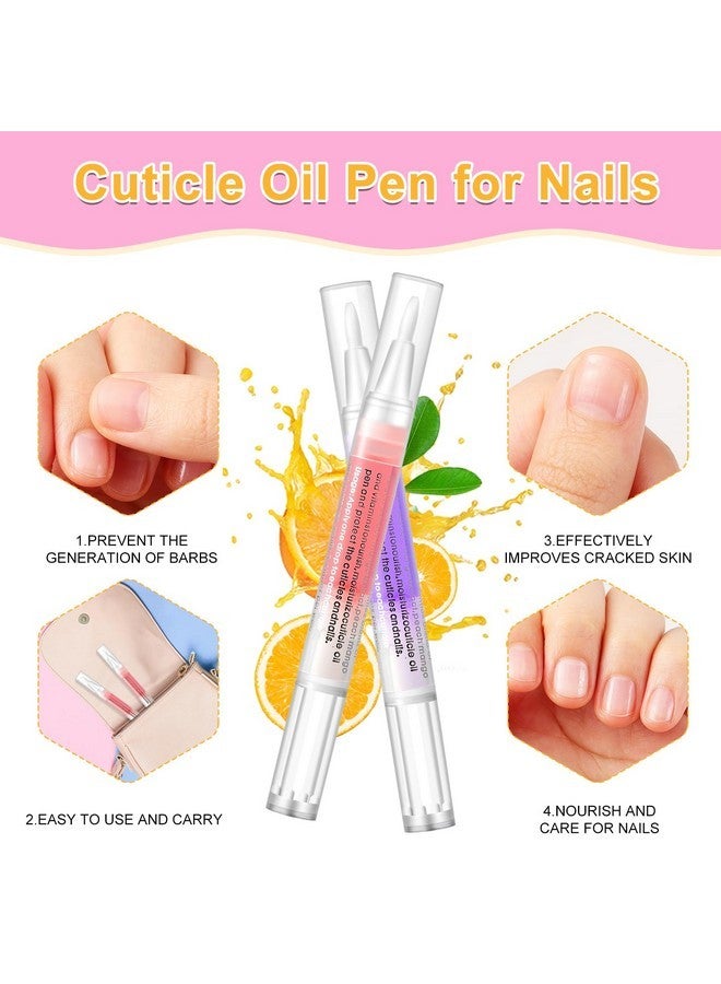 Cabaubl 15 Pcs Cuticle Oil Pen,Nail Oil Pen Nail Nourishment Polish For Nails Moist And Treatment,Cuticle Revitalizer Oil Pen With Soft Brush,Nail Cuticle Oil Pen Repair Pen Nail Nourishment Polish - Image 4