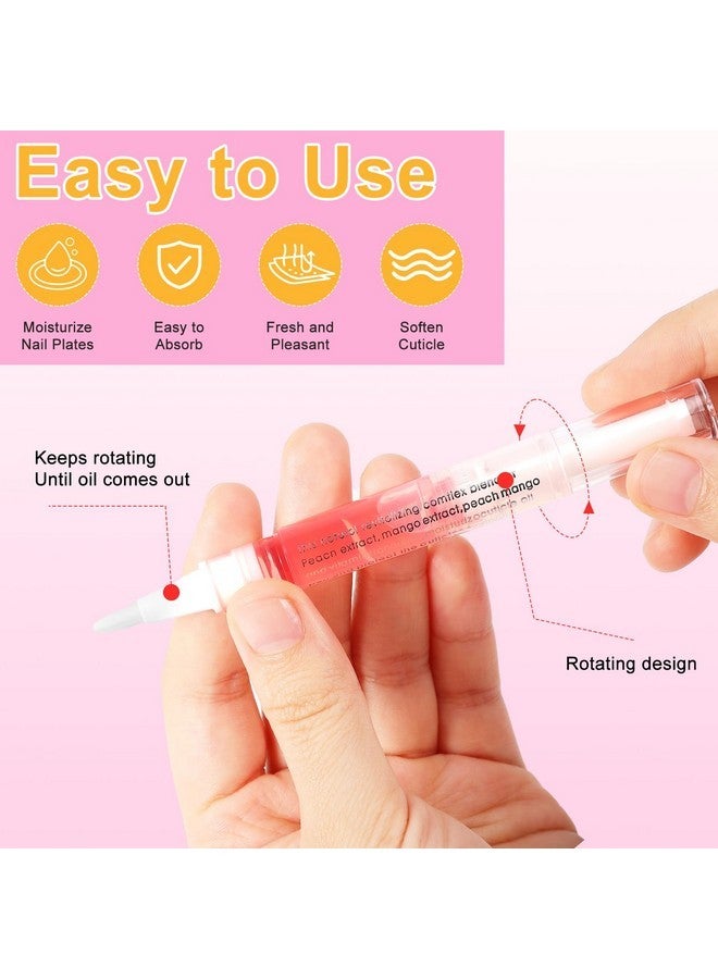 Cabaubl 15 Pcs Cuticle Oil Pen,Nail Oil Pen Nail Nourishment Polish For Nails Moist And Treatment,Cuticle Revitalizer Oil Pen With Soft Brush,Nail Cuticle Oil Pen Repair Pen Nail Nourishment Polish - Image 3