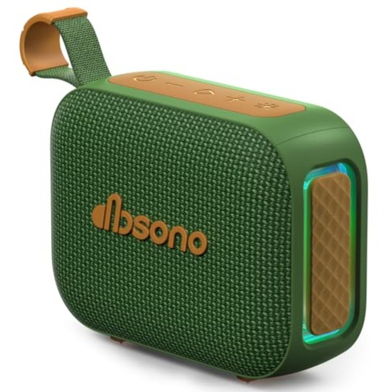 Portable tooth Speaker Line-in Support: IPX5 Waterproof HD Sound Up to 24H Playtime, TWS Pairing, LED Light, Outdoor Speaker for Beach/Pool/Travel, Back to School Gifts for Adult Teen - Image 1
