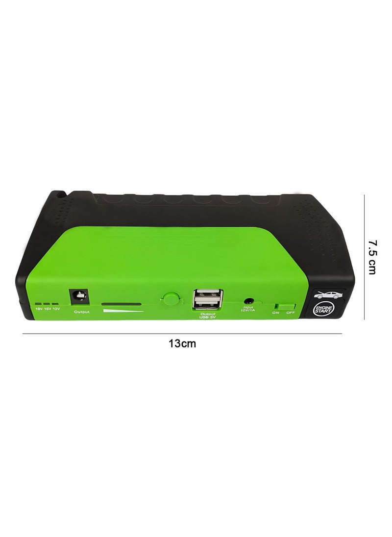 Generic 12V Car Emergency Power Bank With Led Light Power Bank Car Battery Charger Portable Jump Starter Camping External Backup Battery  - Image 3