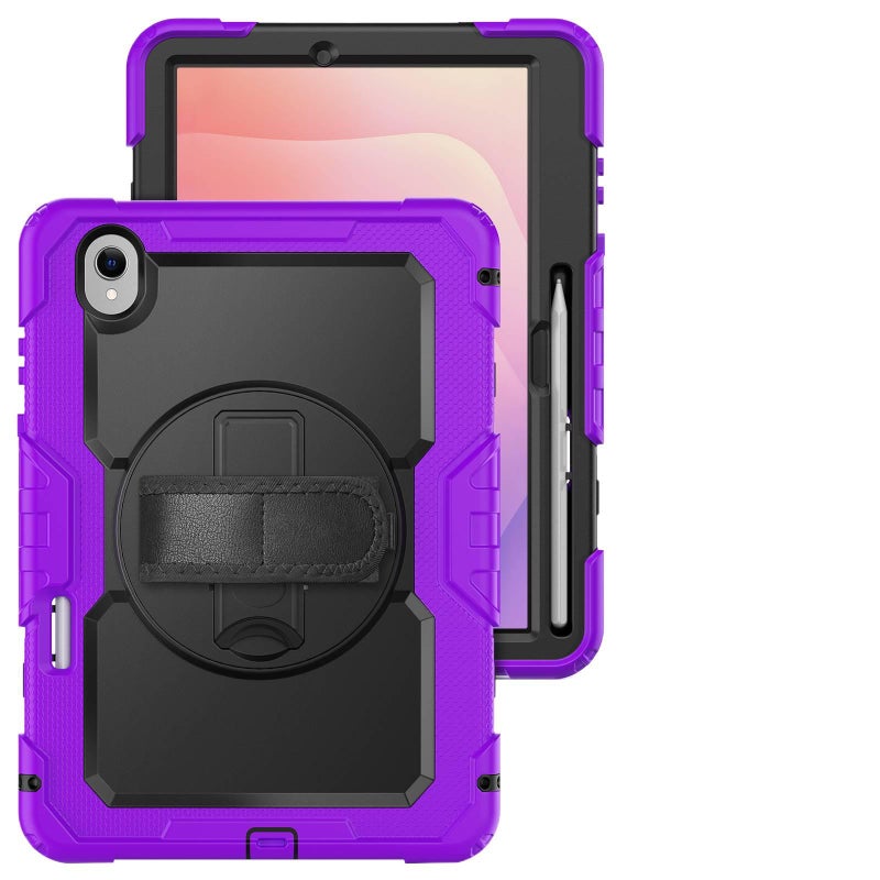 Purple Samsung Tab Rotating Case Compatible with Samsung Galaxy Tab S11 with Protective Cover Stand Function and Daily Tablet Carry - Image 1