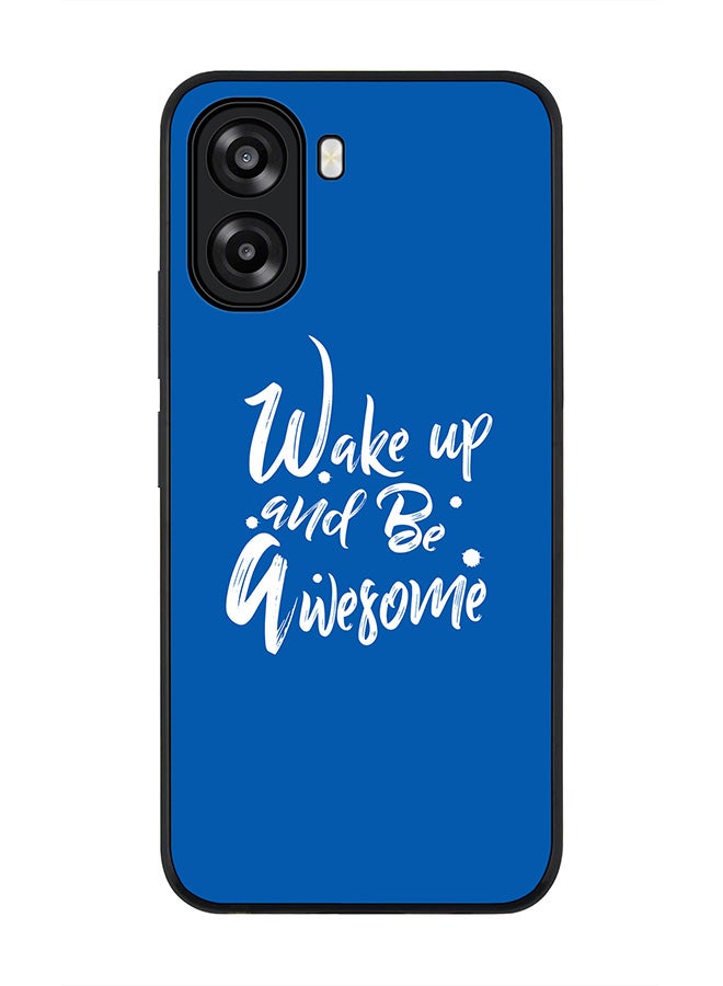 Stylizedd For Oppo A6x 5G / A6x 4G Case,Slim fit Camera Protection, Shockproof Thin Phone cover  - Wake up and be awesome - Image 1