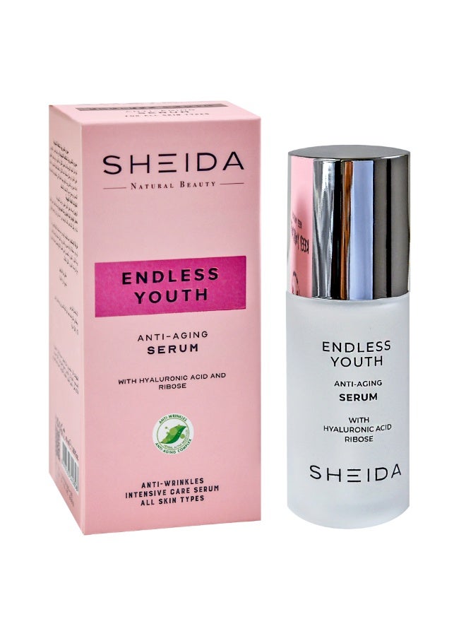 SHEIDA Endless Youth Anti-Aging Serum | Radiant, Youthful Skin in Every Drop| Reduces Pigment Spots, Plumps up Wrinkles, Refines Skin Texture, for All Skin Types, 40ml - Image 1