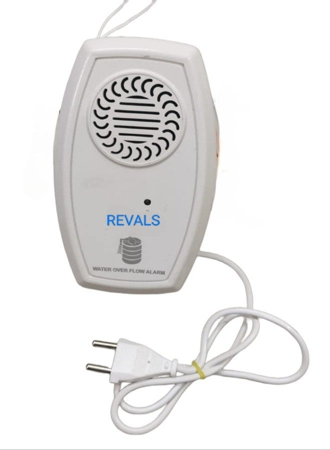 REVALS نظام إنذار صوتي لخزان مياه بلاستيكي من ريفالز، جرس إنذار مع صوت، نظام أمان سلكي بمستشعر (عبوة من قطعة واحدة) - Image 2