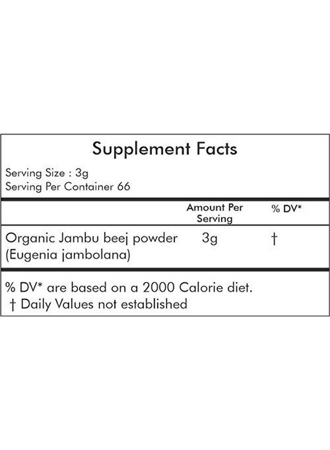 Way2Herbal Organic Jambu Beej Powder (200 Gram Pack of 1) - Image 3