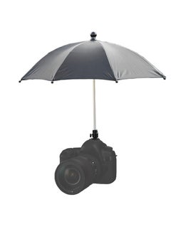 Y&D Camera Hot Shoe Rain Umbrella, Waterproof Accessory Umbrella Sunshade DSLR Protection for with Storage Bag  - Image 1