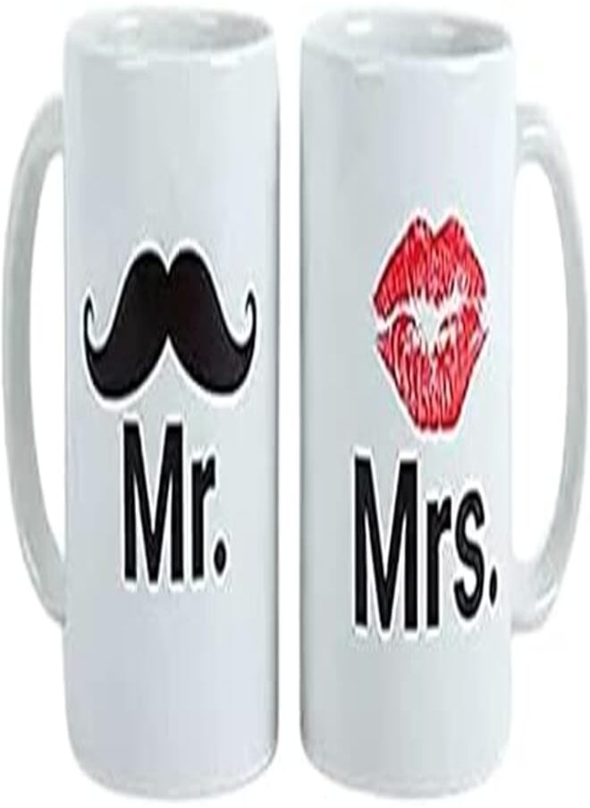 Generic New Printed Ceramic Mug and Ceramic Coffee| Printed Both Sides (Mr. And Mrs Couple Mug) 