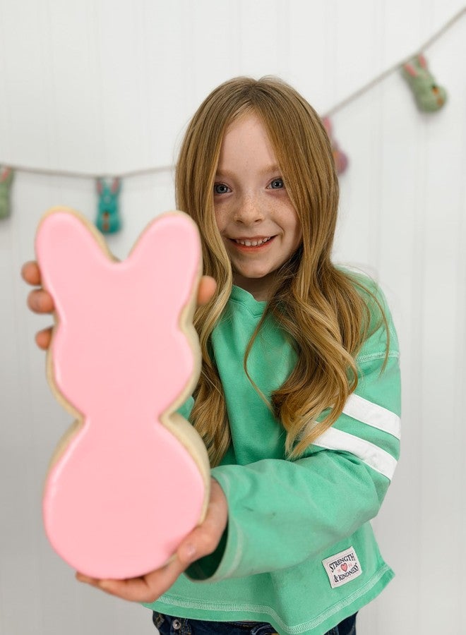 CookieCutter.com قطاعة بسكويت على شكل أرنب مارشميلو كبير جدًا - ارتفاع 8 بوصات | مثالية لخبز عيد الفصح، ممتعة للتزيين، مصنوعة من الفولاذ المطلي بالقصدير، صنع في الولايات المتحدة الأمريكية - Image 2
