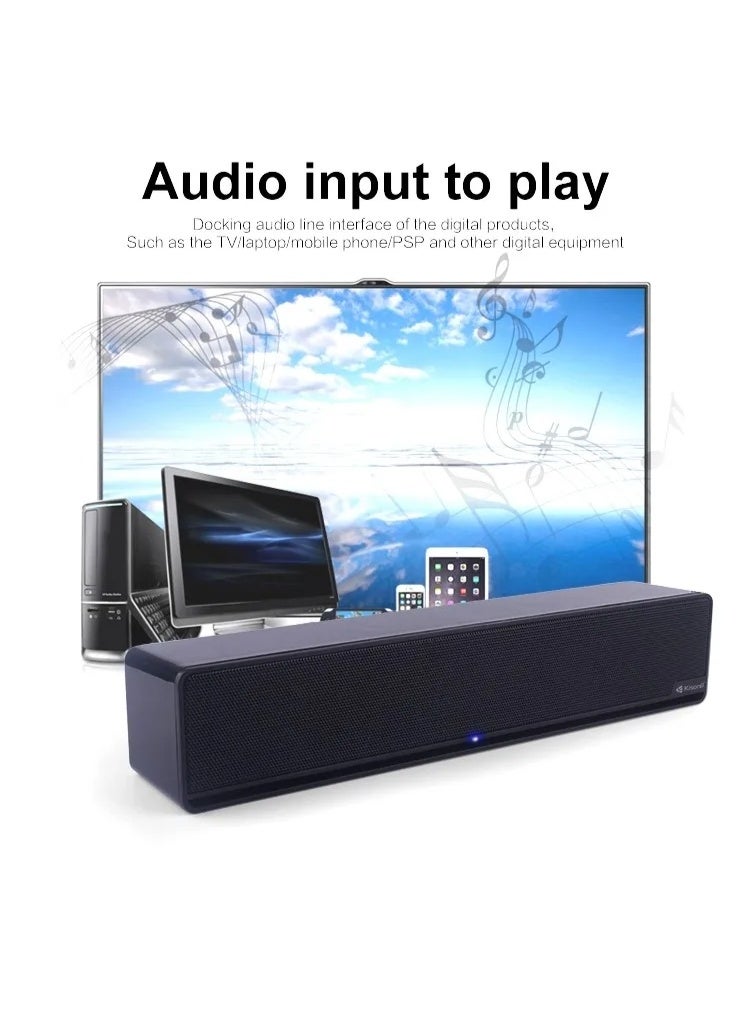 Kisonli I-510 USB Wired Computer Speakers – Powerful and Clear Sound with Elegant Design - Image 4