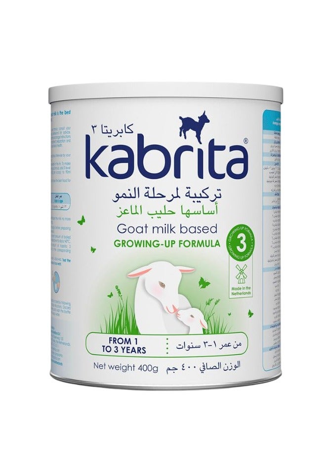 Kabrita Stage 3 Goat Milk Based Growing Up Formula 400g - Image 1