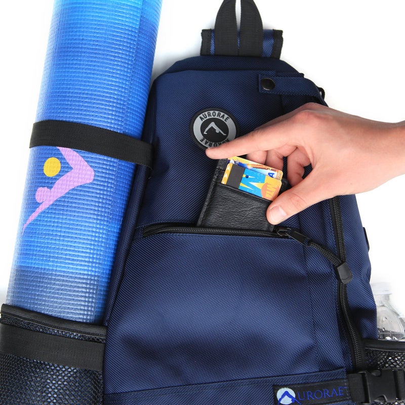 AURORAE Yoga Mat/Gym Cross-body Travel Sling Back Pack. Mat sold separately. - Image 4