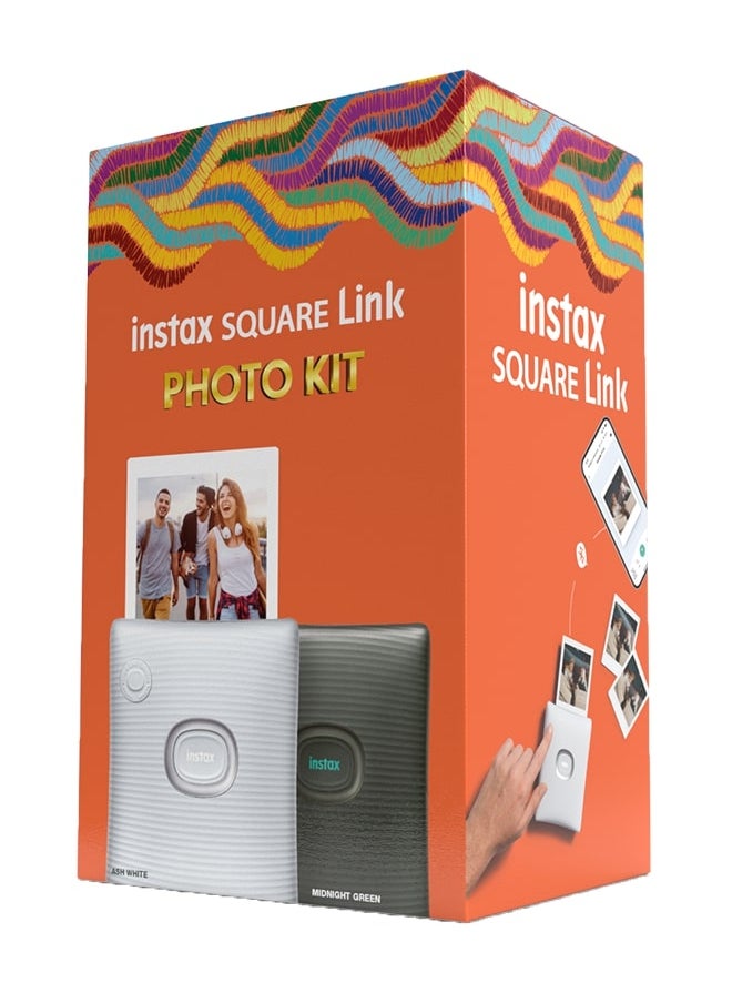 FUJIFILM Instax Square Link Smartphone Printer Photo Kit White  - Image 5