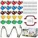 TOPNEW 20 PCS Rock Climbing Holds for Kids Rock Wall Holds with 656 Ft Climbing Rope and 2 Handles Rock Wall Climbing Kit for Indoor and Outdoor Playset  Includes Mounting Hardware - Image 4