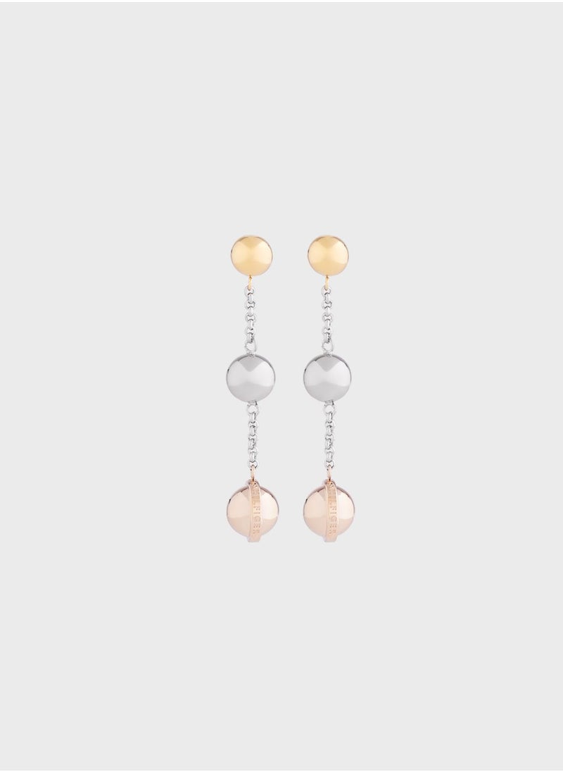 TOMMY HILFIGER - Triple Drop Earrings - Image 1