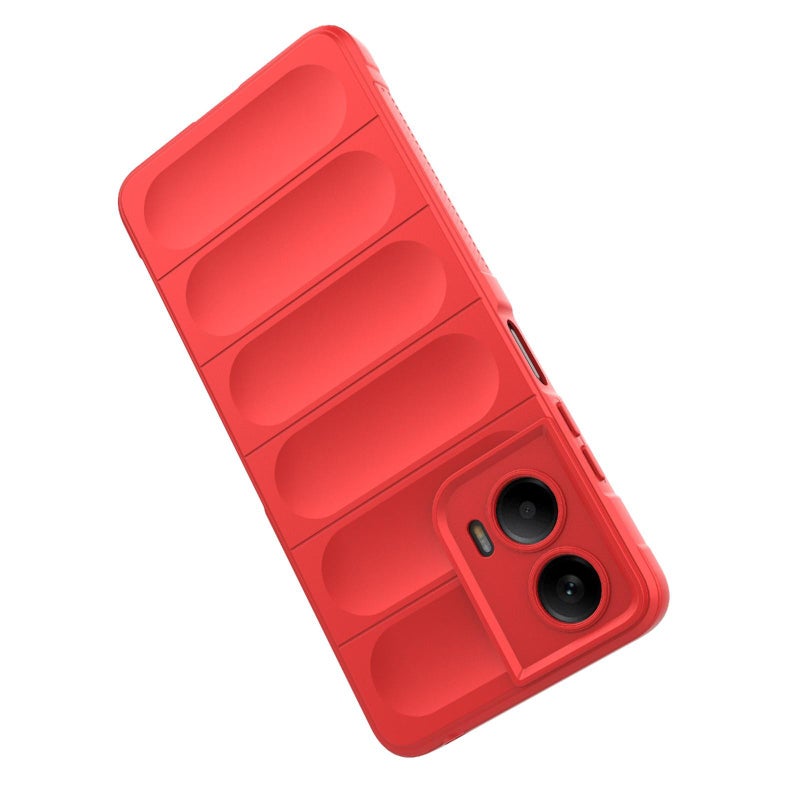 HuHa Protective Cover For Motorola Moto G24 4G Global Magic Shield TPU + Flannel Phone Case(Black) - Image 5