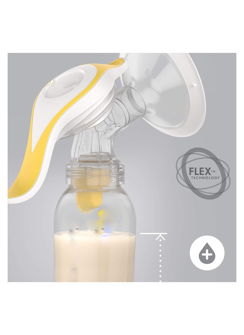 Generic - Comfortable Manual Breast Pump for Efficient Milk Expression, Single-Handed Design, Made of Plastic and Silicone Rubber, Ideal for Extracting Remaining Breastmilk, One Size Fits All. - Image 1