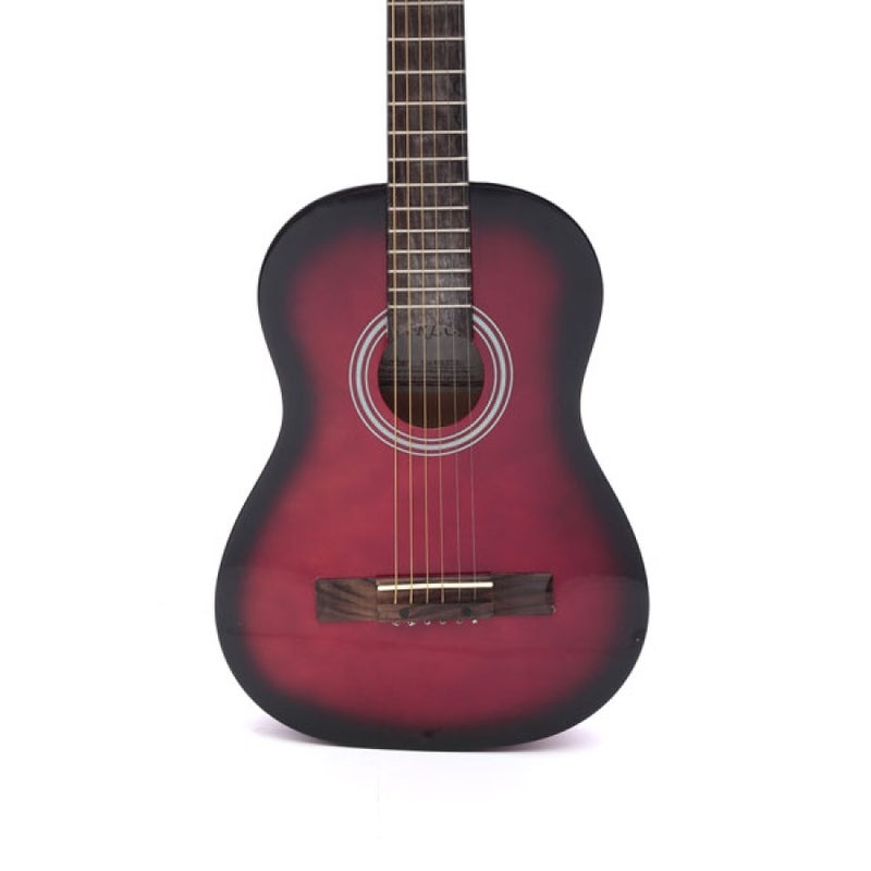Carlos C34S-RDS Acoustic Guitar 1/2 Size - Shaded Red - Image 1
