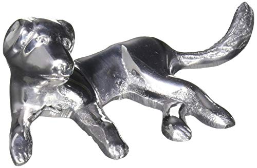 MARIPOSA LABRADOR NAPKIN WEIGHT | SILVER | BRILLANTE | GIFTS | NAPKIN WEIGHTS | RECYCLED SANDCAST ALUMINUM | HANDMADE IN MEXICO - Image 4