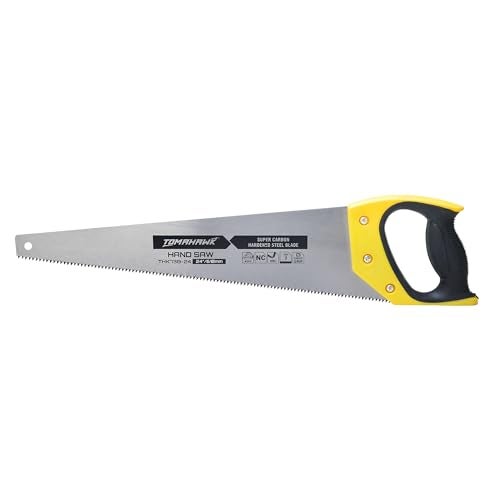 TOMAHAWK® Heavy-Duty Handsaw | T738 24-inch Sharp Blade for Precision Cutting | Ergonomic Handle | Ideal for Woodworking, DIY Projects, and Construction | Durable & Efficient Hand Saw Tool - Image 1
