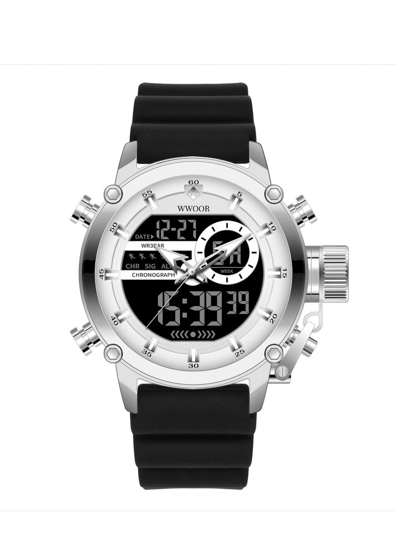 WWOOR Men's Sports Waterproof Watch  - Image 1