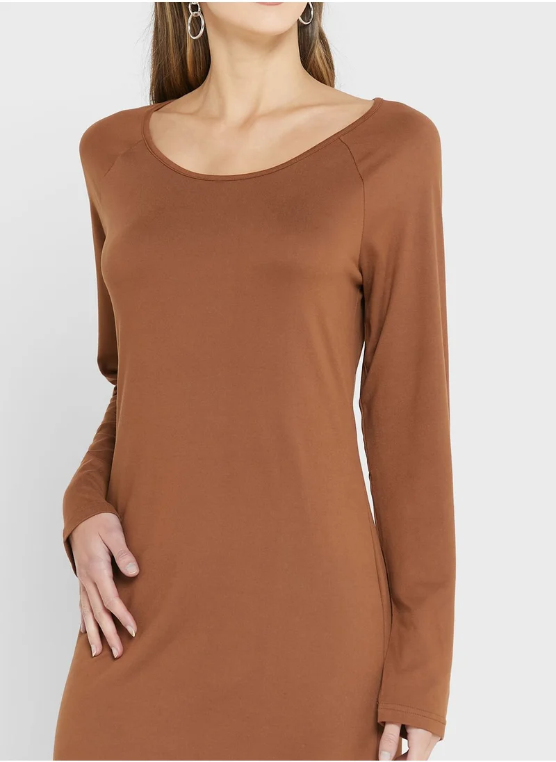 VERO MODA Raglan Sleeves Short Dress