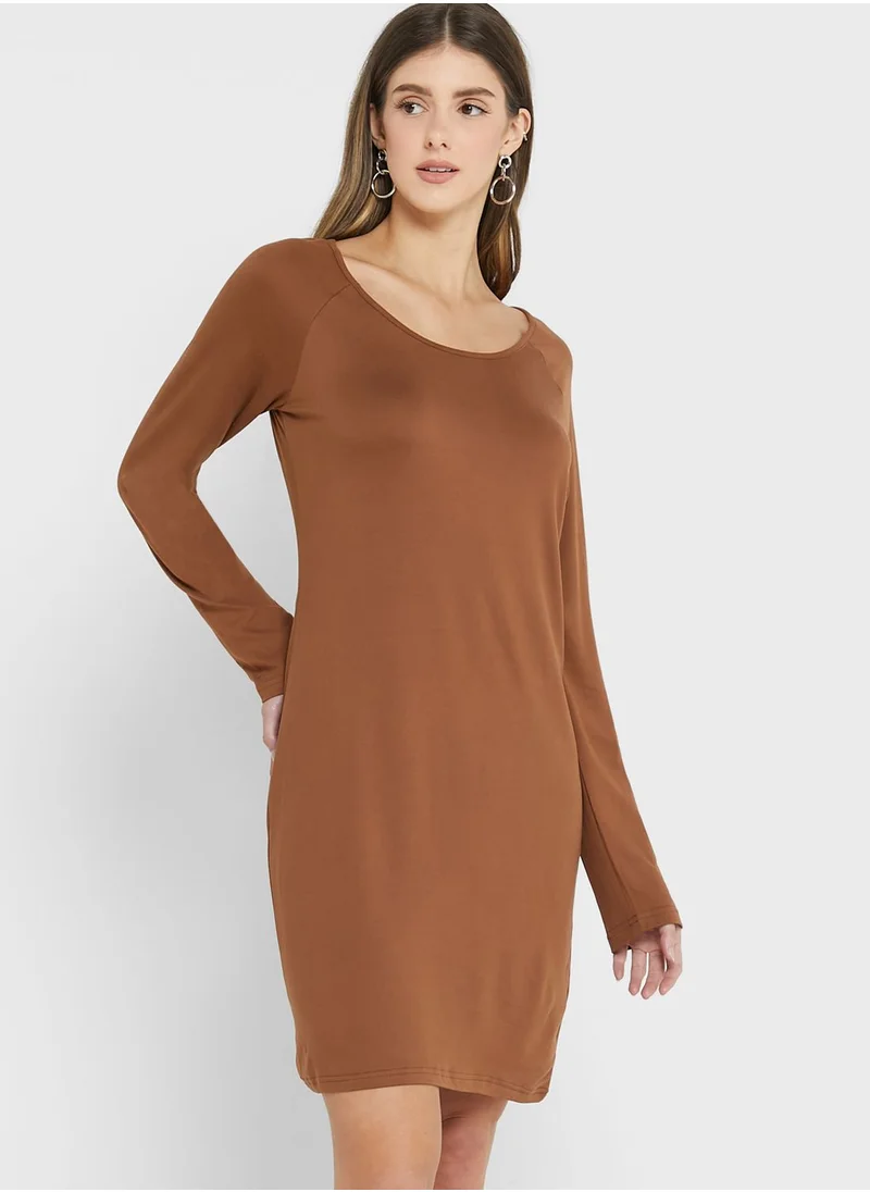 VERO MODA Raglan Sleeves Short Dress