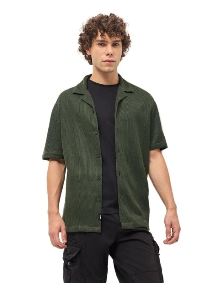 THE BEAR HOUSE Men's Shirt for Casual and Formal Wear | Classic Button-Down Style for Office, Daily Use, Travel, Events & All-Season Outfits | Versatile & Stylish Wardrobe Essential for Every Occasion