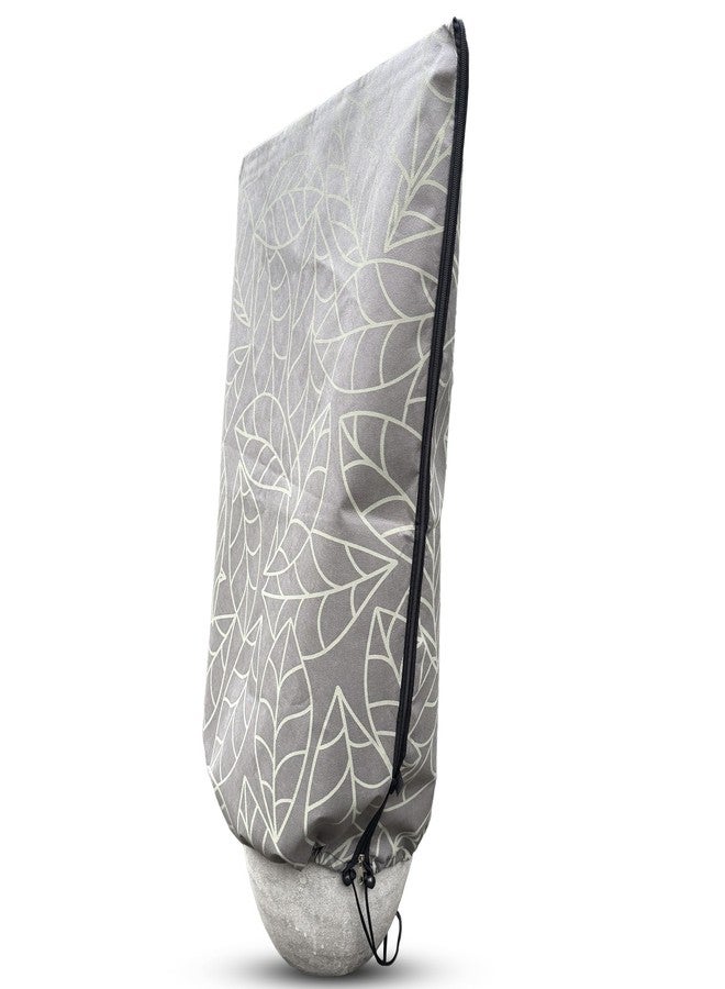 UB-STORE Plant Covers Freeze Protection 24"x32" in 4 Pack | Brown Winter Frost Blankets for Outdoor Plants | Reusable Garden Cover Bags with Zipper Drawstring | Cold Weather Shrub Protection Cloth - Image 2
