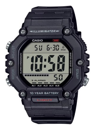 Digital Display Black Resin Band Dual Time With 5 Alarms Men's Watch AE-1600H-1AV 49.7MM - pzsku/Z2215B67B7C2F00DF7754Z/45/1746229452/f0704359-bcf7-4737-b01e-505cc2fbb7fe