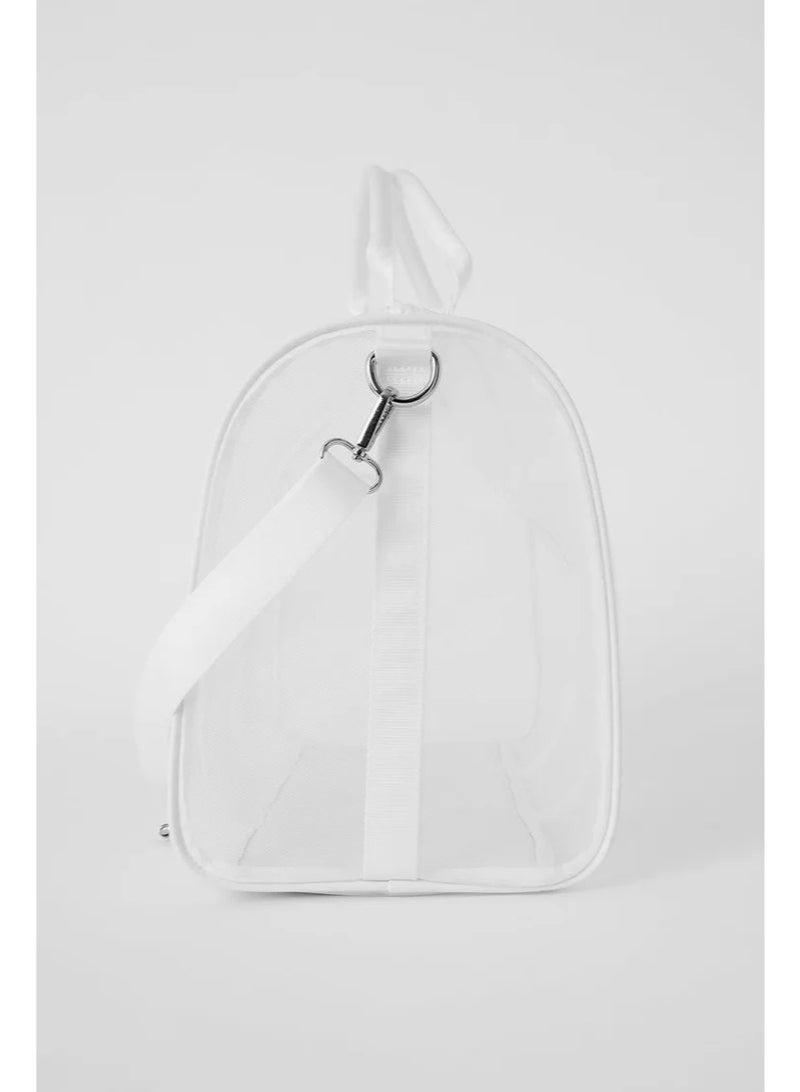 ALO Yoga transparent net bag luggage bag yoga gym bag sports women's bag outdoor gym bag travel crossbody bag - Image 4