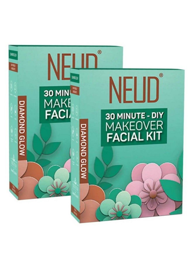 NEUD XPOSE YOURSELF Neud 6-Step Diy Makeover Facial Kit For Salon-Like Glow At Home (60 G, 2)  - Image 1