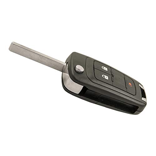 Keyless2Go Replacement for Keyless Remote 3 Button Flip Car Key Fob for OHT01060512 - Image 2