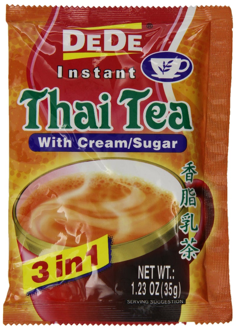 De De Instant Thai tea with Cream and Sugar, 1.23oz x 12pks - Image 1