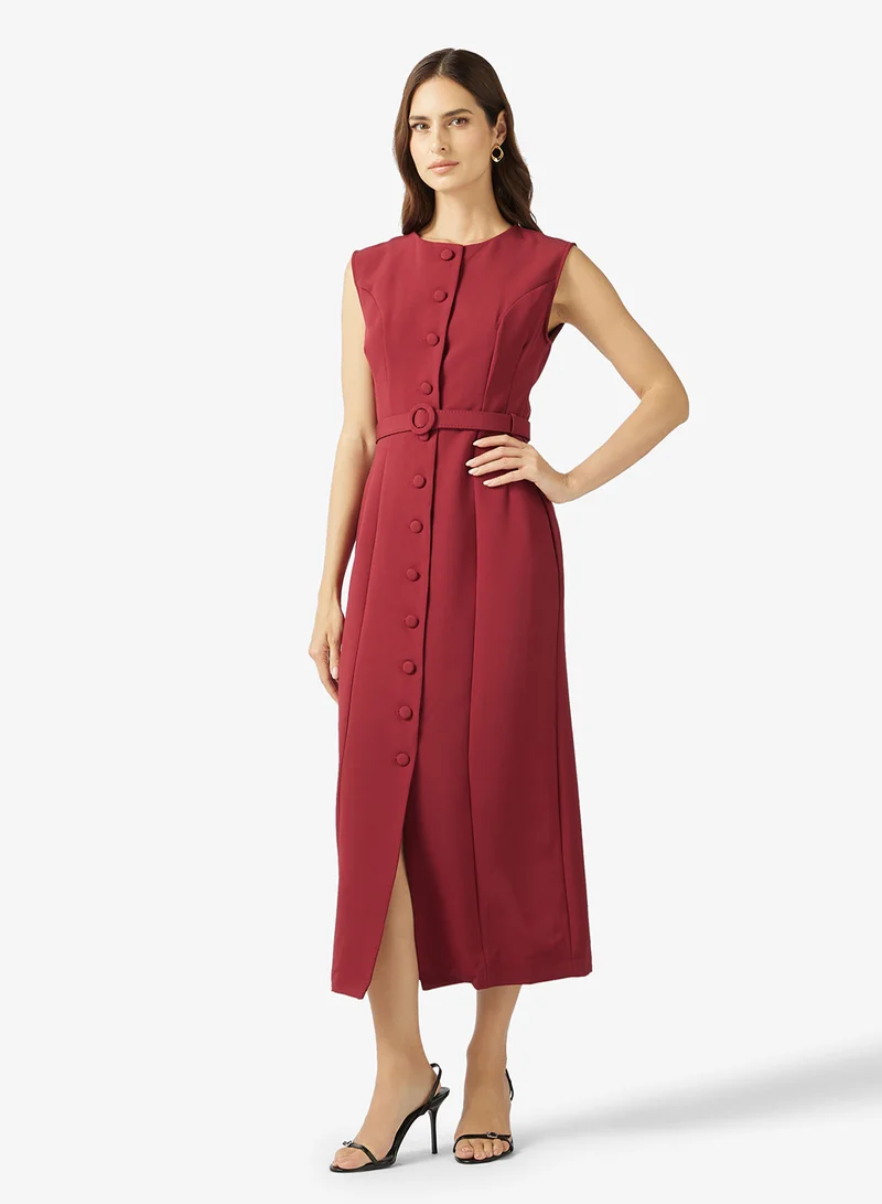 ELLA Shift Button Down Dress