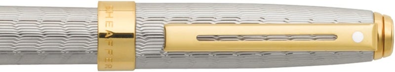 SHEAFFER قلم حبر سائل شيفر بريلود سبيكتروم بفضة مطلية بنقشة جلد الثعبان المنقوش مع حواف مطلية بالذهب عيار 22 91700 - Image 4