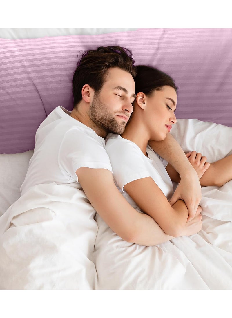 Eworld Premium Full Body Pillow for Adults, Ultra-Smooth Polyester Fiber, Breathable & Ideal for Side Sleepers, with Ultra-Soft Cotton Cover, Available in Multiple Colors, 20x54".  - Image 5