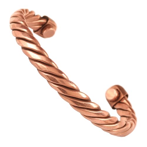 Touchstone NEW Indian Beautiful Workmanship Magnetic Healing Copper Peace Chakra Yoga Meditation Mantra Jewelry Bracelet For Women And Men. - Image 1