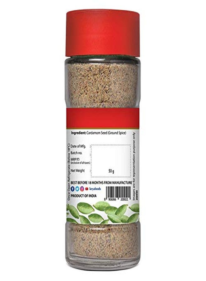 Keya Exotic Spices Combo, Cardamom Powder 50gm, Nutmeg Powder 65gm, Pack of 2 - Image 3
