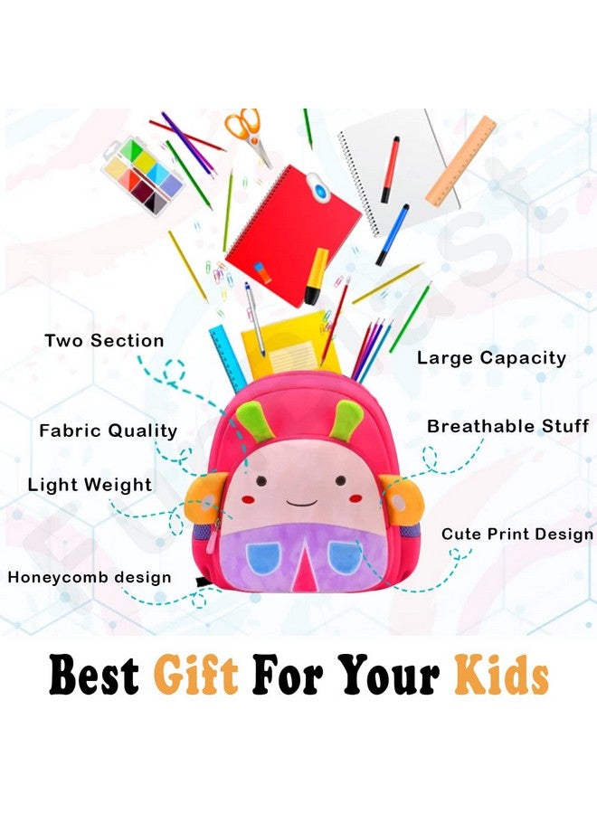 FunBlast Cute Small Size Bee Print Fancy Bag for Kids - Small Size Picnic Bag for Baby,Boys,Girls/Lightweight Travel Mini Backpack for Kids - Multi Color (ONLY FOR 2-5 YEAR OLD) - Image 5