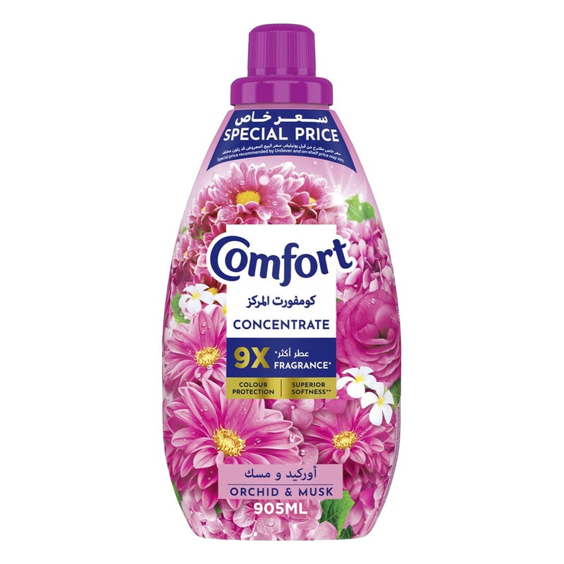 Concentrate Orchid & Musk Fabric Softener Value Pack 905 ml