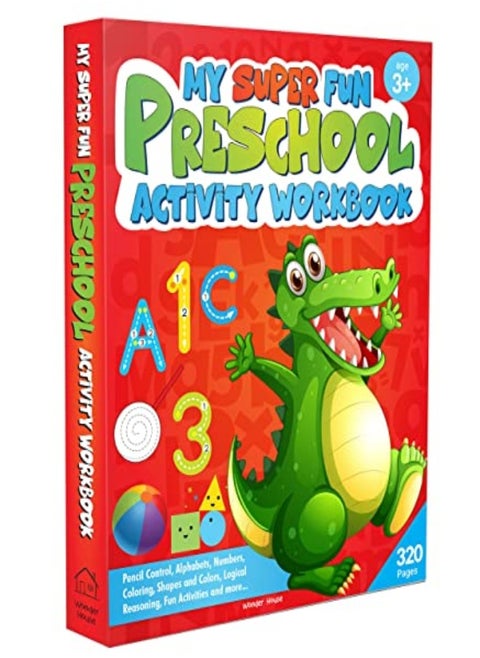 My Super Fun Preshool Activity Workbook For Children Pattern Writing Colors Shapes Numbers 110 by Wonder House Books Paperback