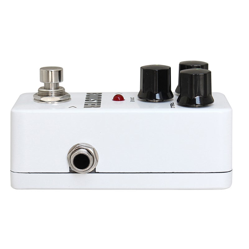 Mini Booster Pedal Portable 2-Band EQ Guitar Effects Pedal Guitar Stringed Instrument Parts Accessories (White) - Image 5