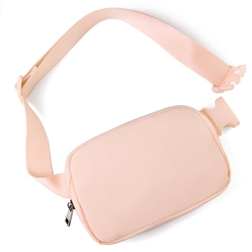 Gitus Belt Bag Fanny Pack Crossbody Bags for Women Fashion Waist Packs with Adjustable Strap Gifts for Women Men Teen Girls (Coral Pink) - Image 1