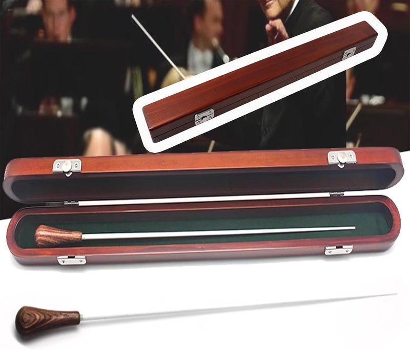Homeswitch Red Wood Conductor Baton Case Handmade Musical Parts - Image 2
