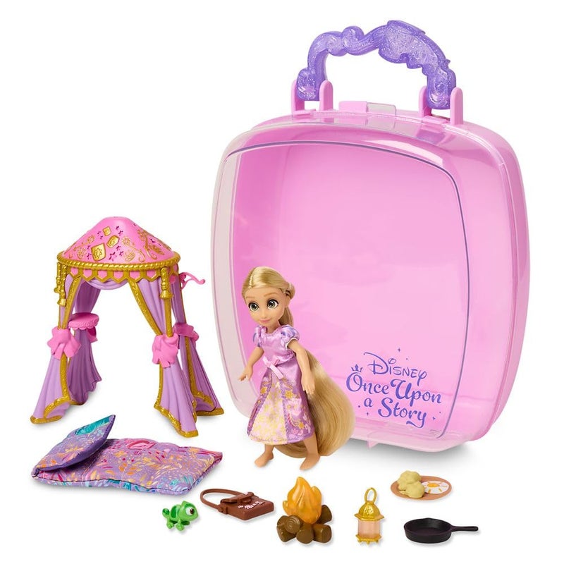 Disney store مجموعة دمى ميني رابونزل من متجر ديزني الرسمي - قصة خرافية - 5 إنش - ألعاب بنات - هدايا عيد ميلاد للفتيات بعمر 4 سنوات - Image 3