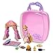 Disney store مجموعة دمى ميني رابونزل من متجر ديزني الرسمي - قصة خرافية - 5 إنش - ألعاب بنات - هدايا عيد ميلاد للفتيات بعمر 4 سنوات - Image 2