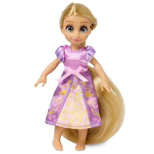 Disney store مجموعة دمى ميني رابونزل من متجر ديزني الرسمي - قصة خرافية - 5 إنش - ألعاب بنات - هدايا عيد ميلاد للفتيات بعمر 4 سنوات - Image 5