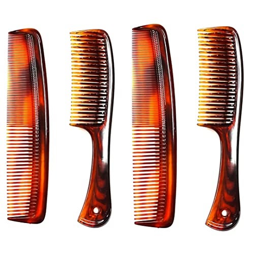 Maple Grooming Multicolor Hair Combs For Women Combo Set, Pack of 4 - Image 1
