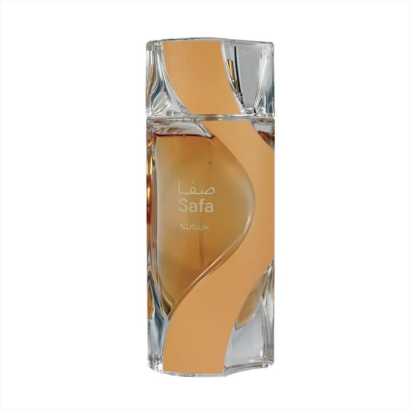 Nusuk Safa Unisex Eau De Parfum 100ml | Juicy Lemon & Strawberry Top Notes | Creamy Coconut & Nectar Floral Heart | Warm Vanilla, Musk & Ambrox Base | Sweet, Playful, Long-Lasting Fragrance - Image 1