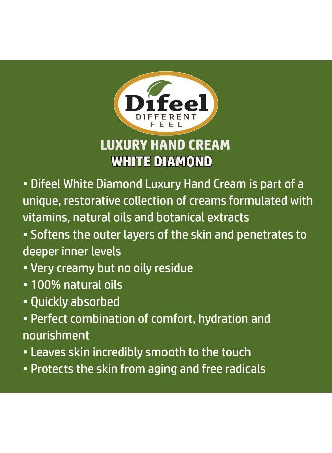 difeel Intensive Hand Moisturizing Cream - White Diamond 40 Milliliters - Image 2